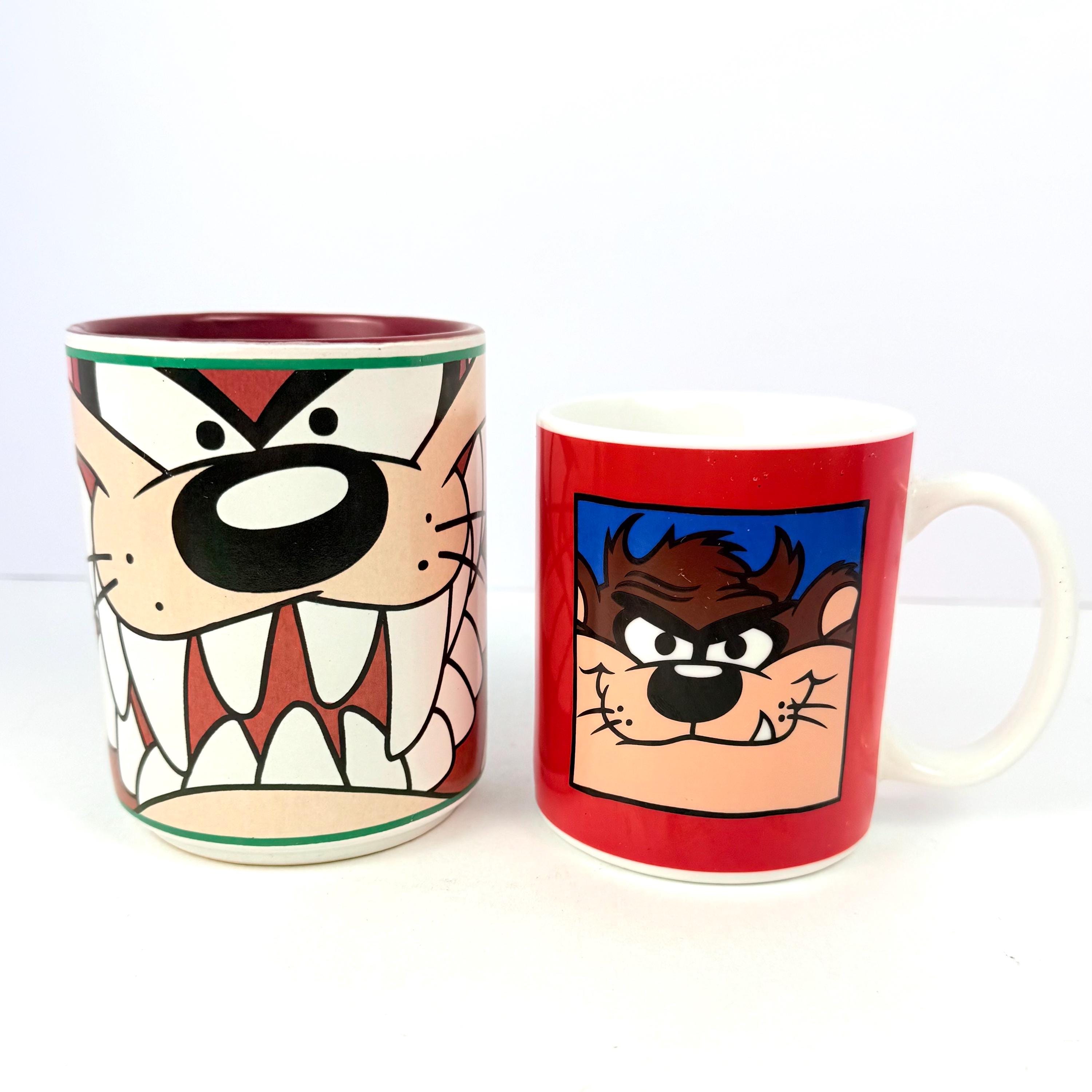 ヴィンテージ ルーニー・テューンズ タズ マグカップセット：1991年と