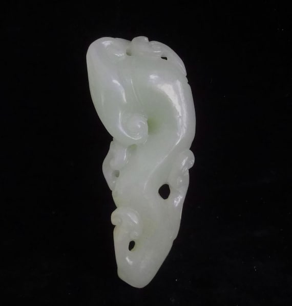 Very Fine Chinese Old Hand Carving Natural White N