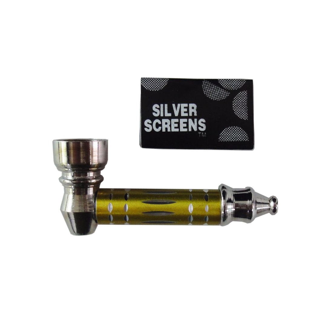 70mm Golden Metal Cool Smoking Pipe Pocket Tobacco Bowl Pipes Etsy