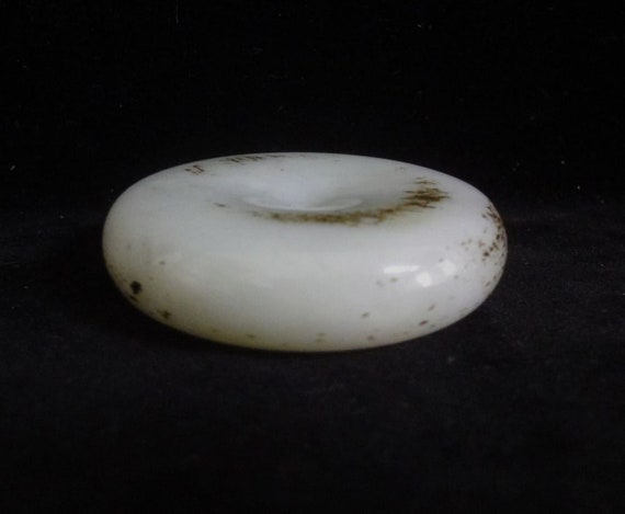 Chinese Old Hand Carving White with Gray Nephrite… - image 5