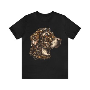 Steampunk Pooch Elegance: Exclusive Dog T-Shirt - Free Shipping, Limited Stock!