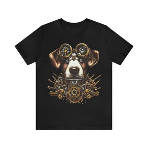 Steampunk Pooch Elegance: Exclusive Dog T-Shirt - Free Shipping, Limited Stock!