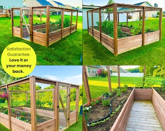 DIY Raised Garden Bed Plans for raised garden bed,Enclosed Garden Plans,raised garden bed cover,elevated deer fence plans,garden fence plans