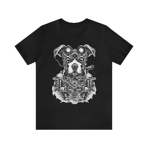 Steampunk Pooch Elegance: Exclusive Dog T-Shirt - Free Shipping, Limited Stock!