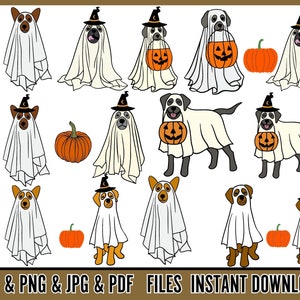 Ghost Dog Retro Spooky Season Svg, Ghost Dog Halloween Svg, Dog Halloween Svg, Love Dog Svg, Funny Halloween ,Ghost Dogs Designs for Cricut