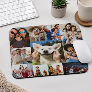 Fotocollage muismat | Gepersonaliseerde familie- en huisdierfoto's