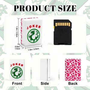Pink Heart American Mahjong Tiles Set, Custom Mahjong Game Tiles with Jokers, Cute Acrylic Mahjong Gift for Family Game Night image 5