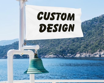 Drapeau recto-verso personnalisé 3 x 5 pi, drapeau horizontal en polyester personnalisé, drapeau imprimé oeuvre d'art personnalisée, fabriqué aux États-Unis