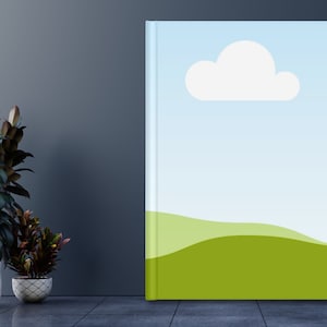 ハードカバー ノートブック モックアップ、ジャーナル モックアップ、空白ノートブック モックアップ、Canva 互換、プランナー モックアップ、透明オーバーレイ PNG