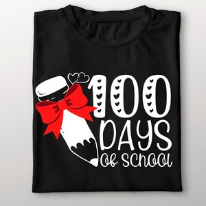 100 Days of School SVG, 100 Days of Loving School SVG , 100 Hearts SVG, 100 Days png, 100th Day of School png, Silhouette, Cricut, Cut File