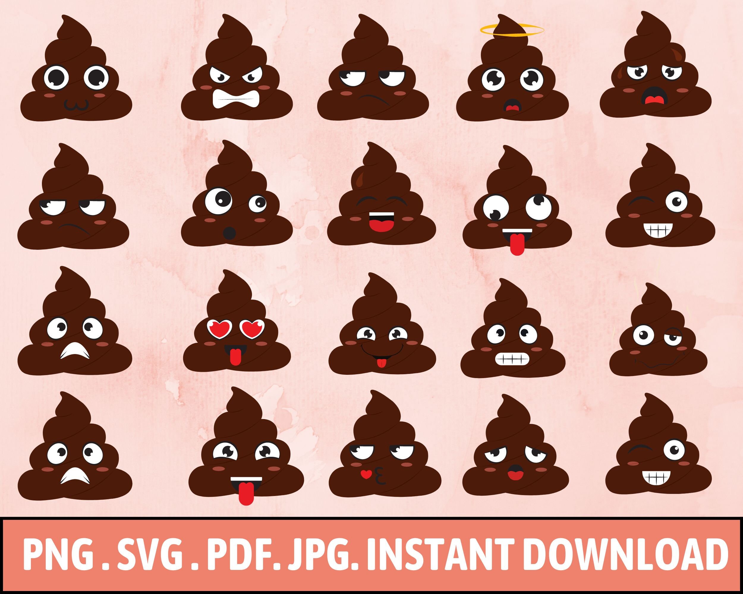 Poop Emoji Svg Png,girl Poop Svg,boy Poop Png,poop Emoji Clipart,poop
