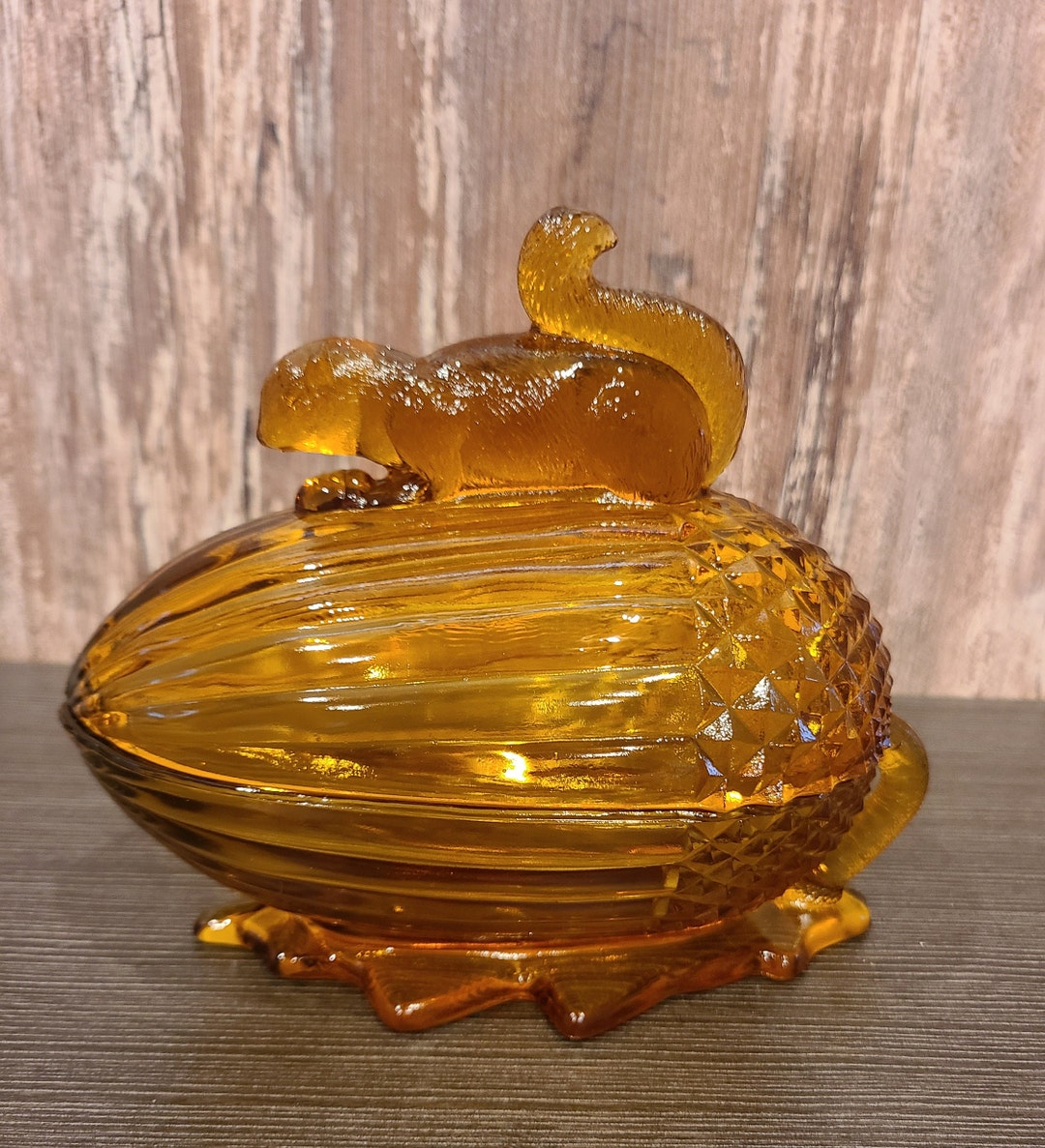 Rare LE Smith 2 Piece Squirrel Candy Dish. Etsy