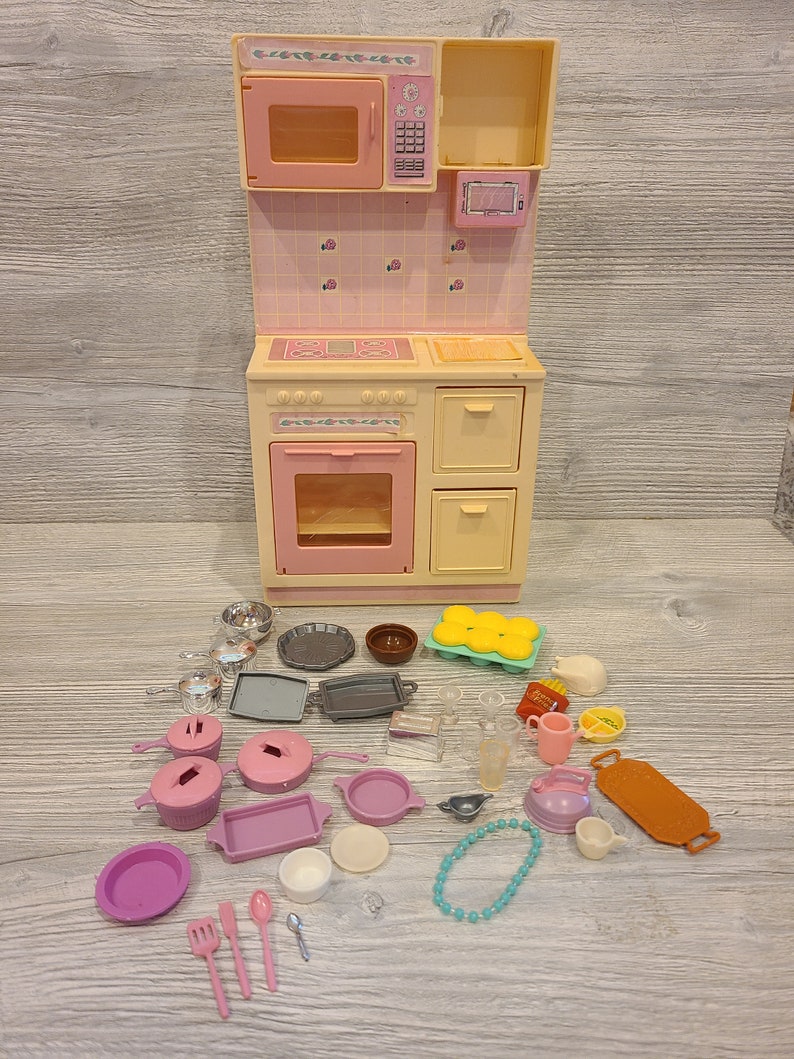 Vintage Barbie Kitchen Set. Etsy