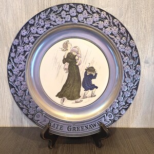 Kate Greenaway Pewter Plates - Etsy