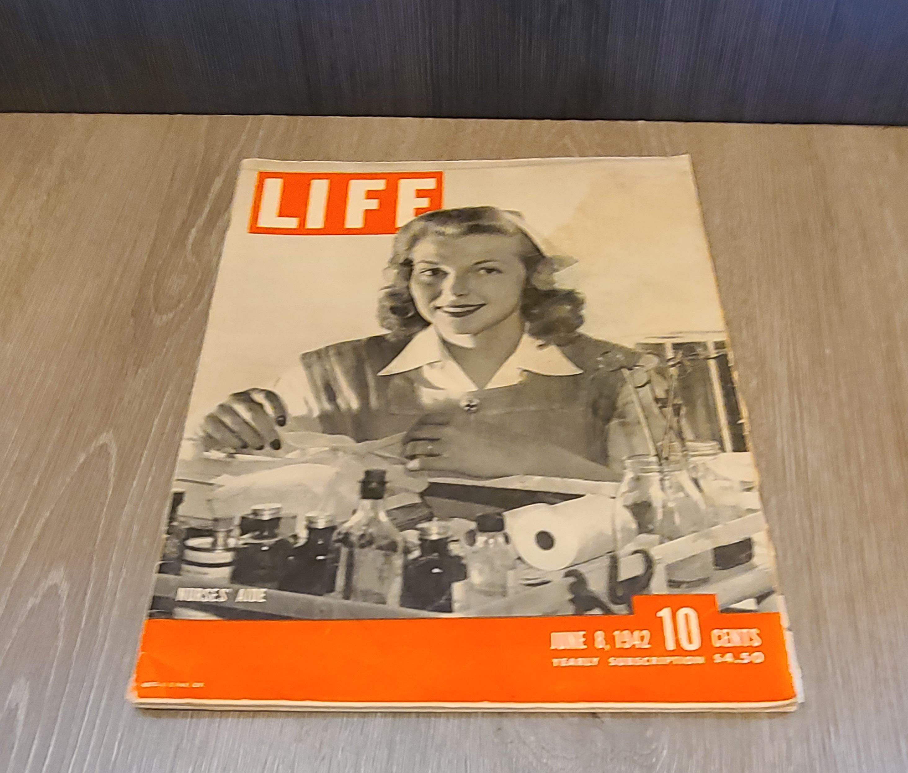 ね*ー様 LIFE誌 1942 年　5冊　まとめ売り マガジン・雑誌】1942年 8月 17日 LIFE アメリカ マガジン 雑誌 写真