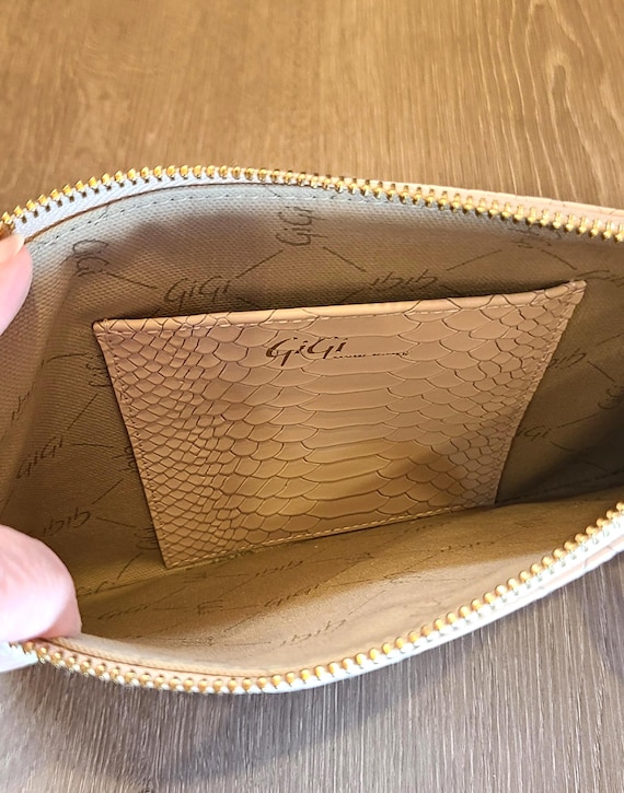 Gigi python clutch purse. - image 5
