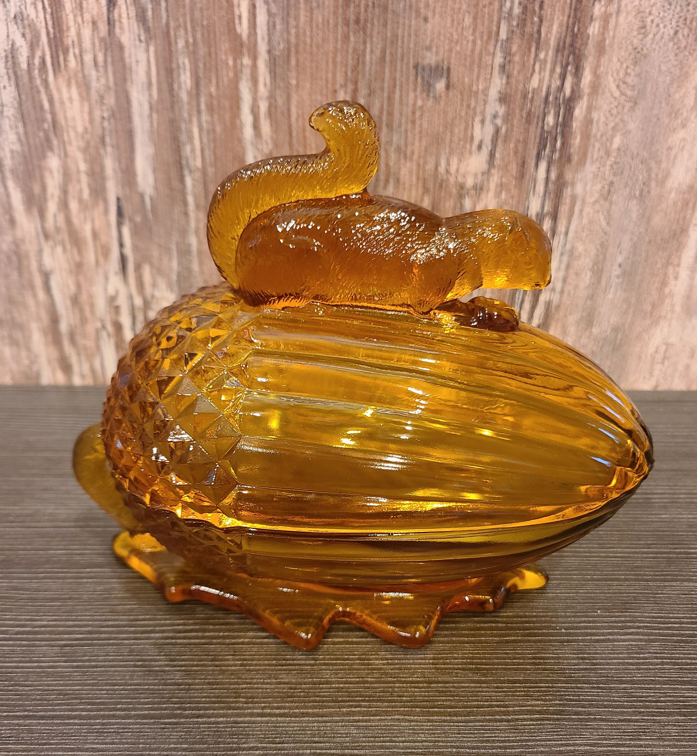 Rare LE Smith 2 Piece Squirrel Candy Dish. Etsy