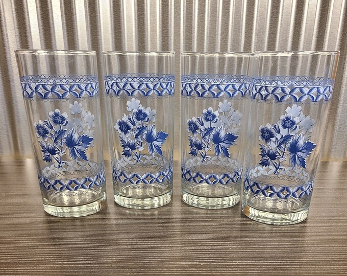 Vintage Water Glasses. Set of 4. - Etsy
