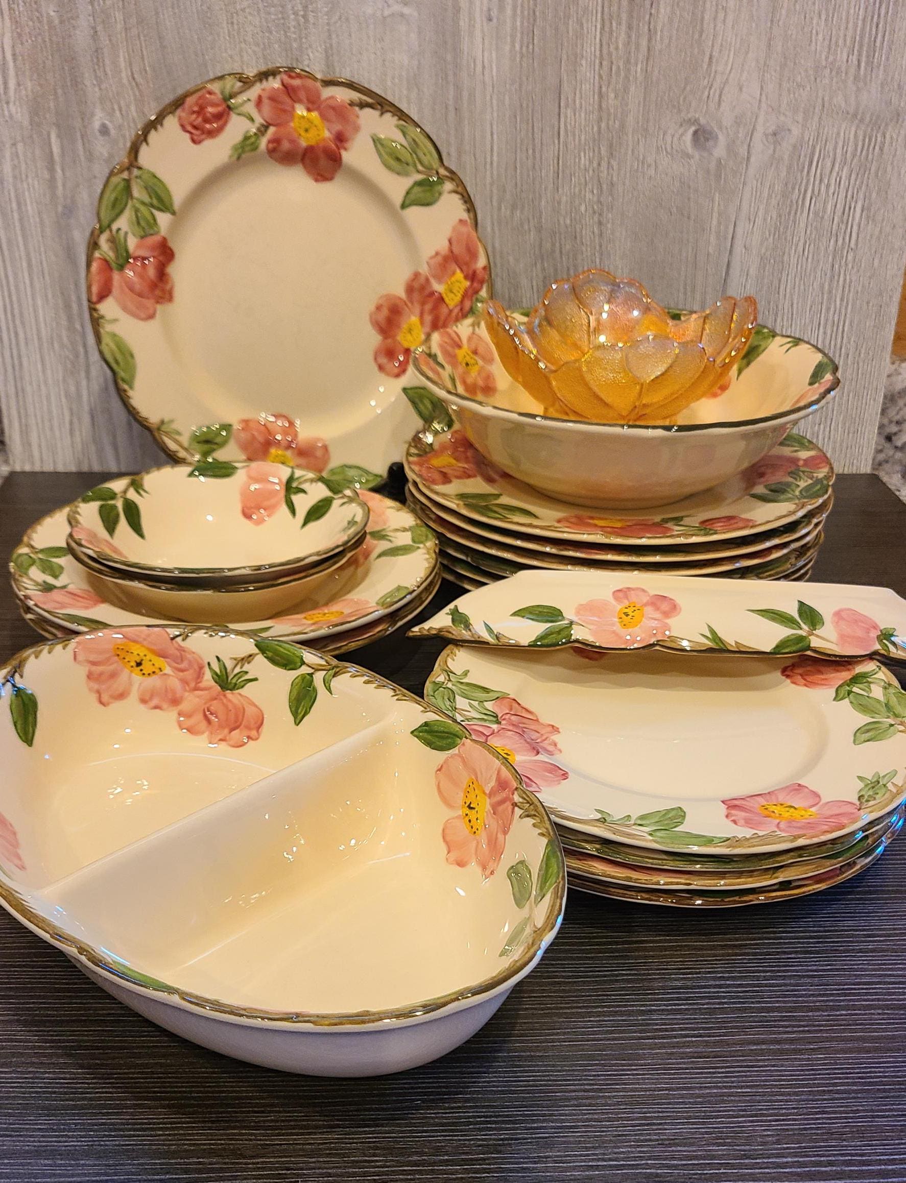 Franciscan Desert Rose dishes