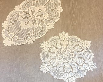White doilies