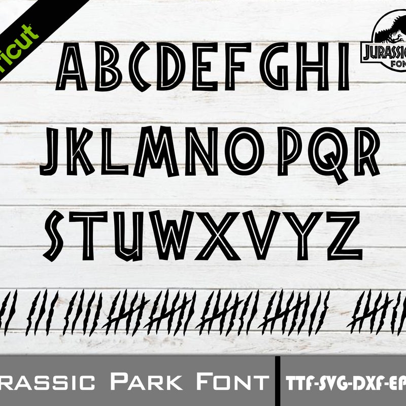 Jurassic Park Park Letters - Etsy