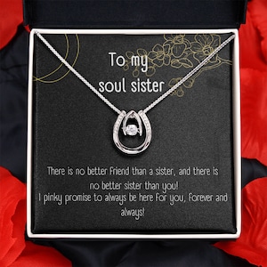 Soul Sister Necklace: BFF Necklace, Best Friend Gift Jewelry, Jewellery Gift, Gift for Her, Best Friend Gift, BFF Gift, Gift for Women