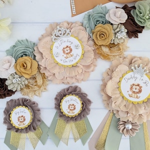 Safari Mommy To Be Sash, Little King Is On His Way Baby Shower Sash, Lion Maternity Sash Belt Photo Prop, Baby Boy Sprinkle Decoration