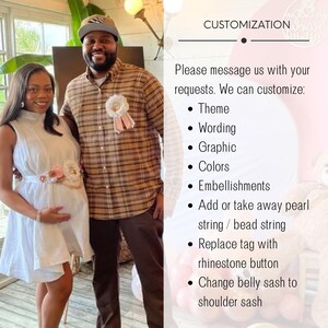 Yellow Sun Baby Shower Mommy To Be Shower Sash, First Time Mom Keepsake Gift, Sun Baby Sprinkle Pregnant Belly Sash, Soon To Be Mom Sash image 4