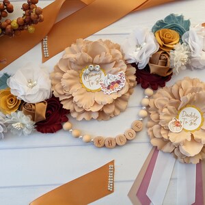 Fall Baby Shower, Pumpkin Baby Shower, Mom To Be Sash, Pregnant Mom Sash, Baby Belly Sash Belt, Maternity Clothes, Baby Shower Dress
