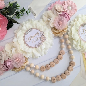 Rose Gold Maternity Sash - Etsy display picture 3