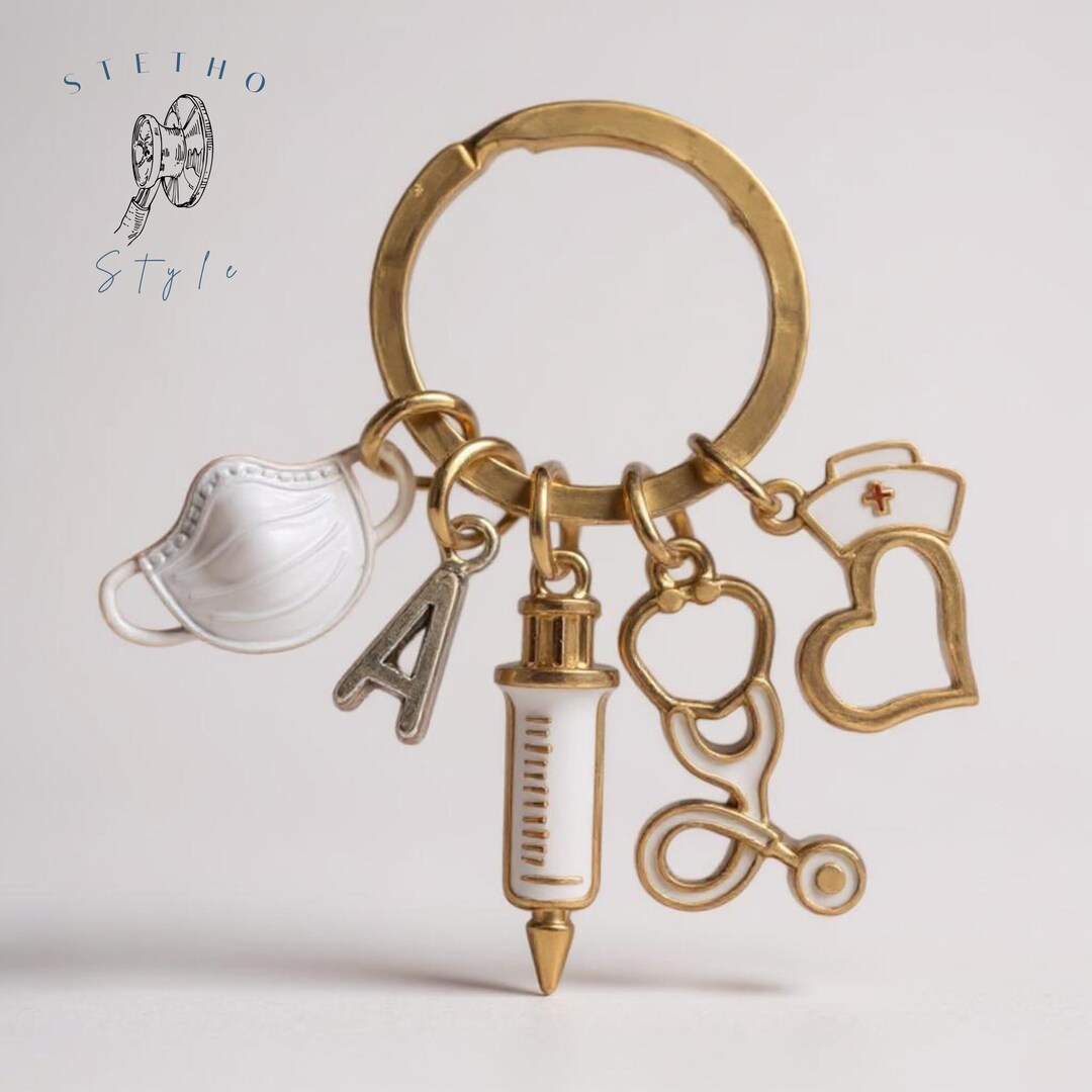 Personalised Stethoscope Keychain for Doctors, Nurses and Students ...