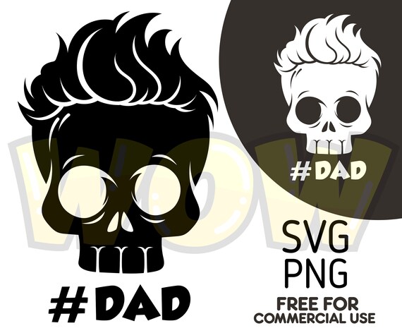 Skull Print Dad Life Svg Dad Life PNG Dad Skull Svg | Etsy