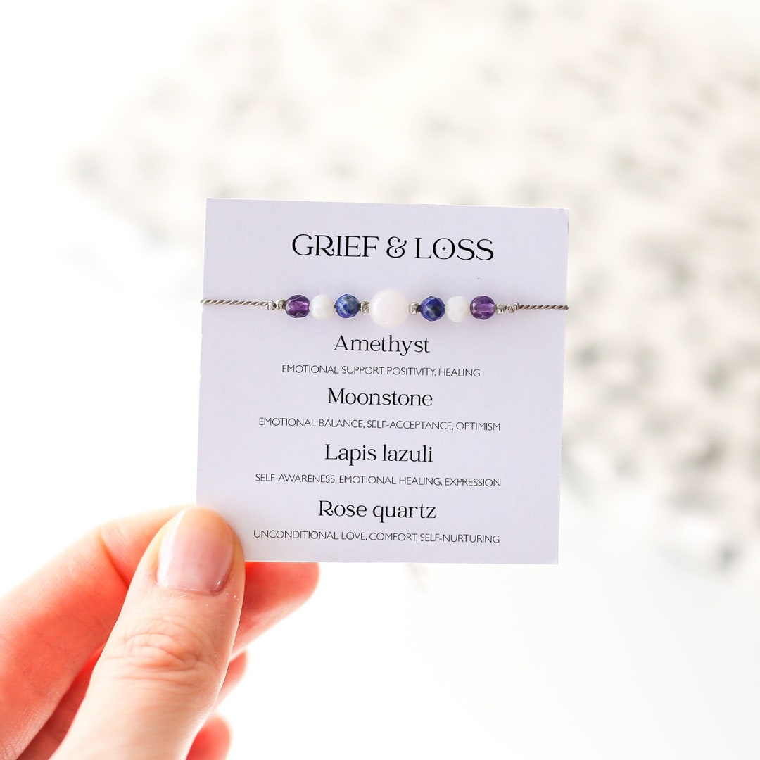 Grief & Loss Healing Bracelet Grief Gift, Sympathy Loss Bracelet, Grief Bracelets for Women