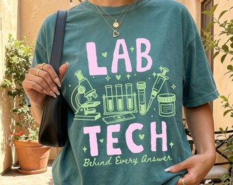 Lab Tech Shirt, Lab Tech Gift, Comfort Colors Tee, Lab Tech Sweatshirt, Medical Lab Tech Gift, Laboratory Technician Shirt, Lab Tech Apparel