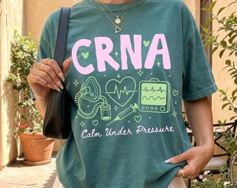 CRNA Shirt, Crna Gift, Comfort Colors Tee, Crna Sweatshirt, Nurse Anesthetist Gift, Crna Nurse Shirt, Anesthesia Nurse Gift, Crna Apparel