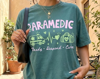Paramedic Shirt, Paramedic Gift, Comfort Colors Tee, Paramedic Sweatshirt, Ems Shirt, First Responder Gift, Paramedic Apparel, Ems Gift, Med