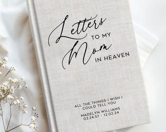 Personalized Mom Grief Journal for Grieving Daughter Mom Grief Gift Loss of Mother Sympathy Gift Mom Memorial Bereavement Gift Remembrance