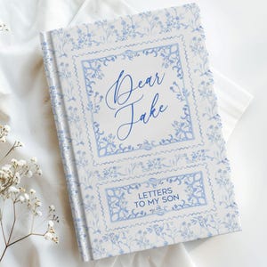 Letters to my Son Journal Personalized Pregnancy Journal Dear Son Journal Letters to Baby Boy Memory Book Custom Baby Shower Gift Keepsake