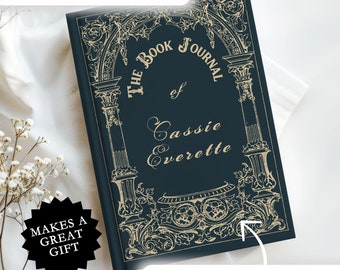 Book Club Gift Custom Book Journal Bookish Gift Personalized Reading Journal Book Review Reading Log Notebook Tracker Journal Hardcover A5