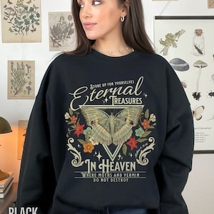 Christian Sweatshirt Jesus Crewneck Christian Women Gift Cute Religious Apparel Isaiah Bible Verse Pullover Trendy Aesthetic Clothing Faith