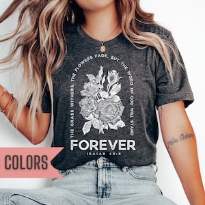Boho Christian Shirt Vintage Faith Based T Shirt Bible Verse Tshirt Jesus is King Tee Religious Streetwear Worship Merch Baptism Catholic
