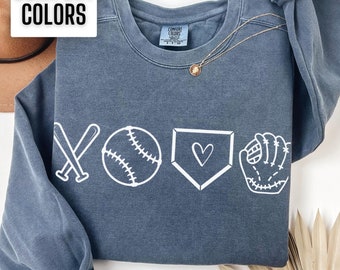 Comfort Colors Baseball Sweatshirt Baseball Tis the Season Shirt Baseball Gifts Baseball Mom Tshirt Baseball Game Day Tee Baseball Crewneck