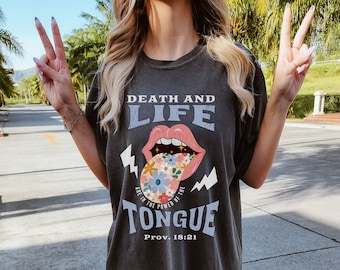 Boho Christian Shirt Vintage Faith Based Tshirt Comfort Colors T Shirt Tee Retro Jesus T-shirt Trendy Aesthetic Worship Tee Women Streetwear
