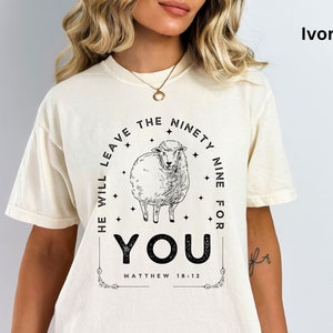 Vintage Faith Based Tshirt Christian T Shirt Christian T-shirt Jesus Tee Gift for Christian Manifest Oversized Bible Verse Shirt Religious Ivory