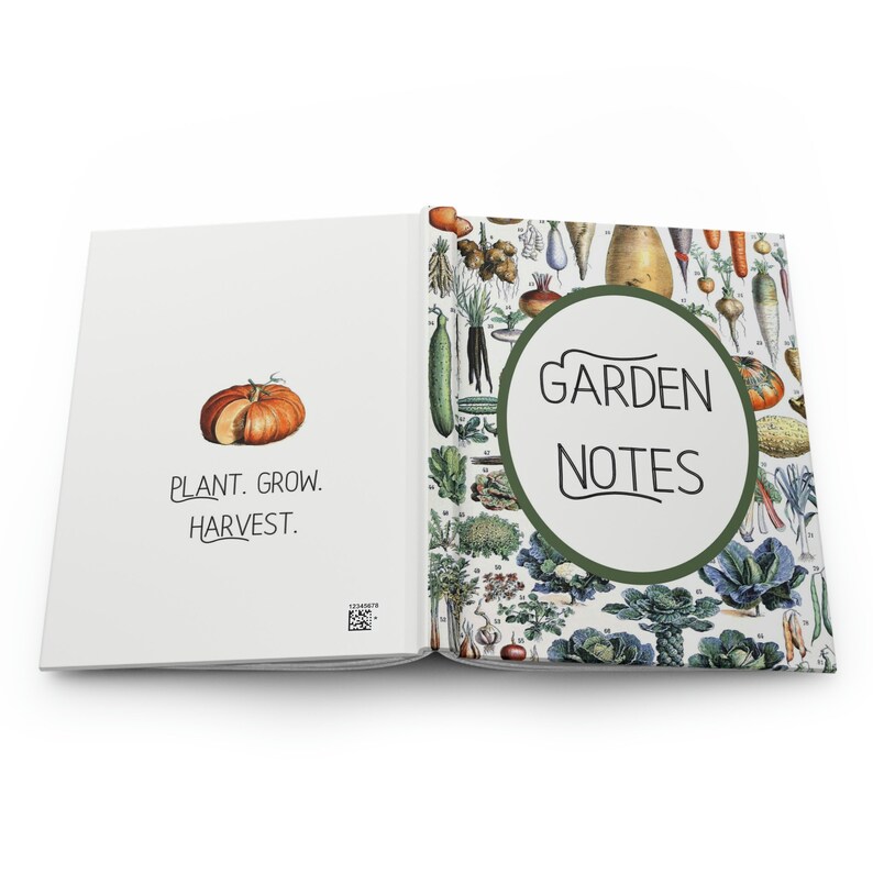Garden Journal Gift for Gardener Gift Vegetable Garden Book Nature ...