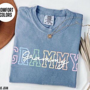 Comfort Colors Grammy Shirt Grammy Gift for Grammy Tshirt Grammy Tee Grammy Birthday Gift New Grammy Mothers Day Gift Cute Grammy T Shirt