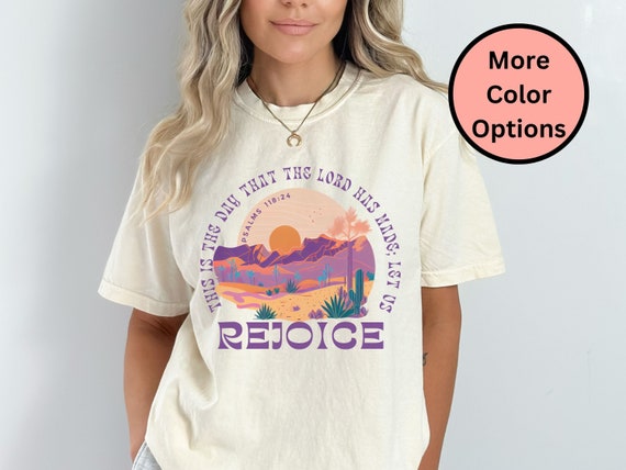Let Us Rejoice Women T Shirt Let Us Rejoice Women T Shirt