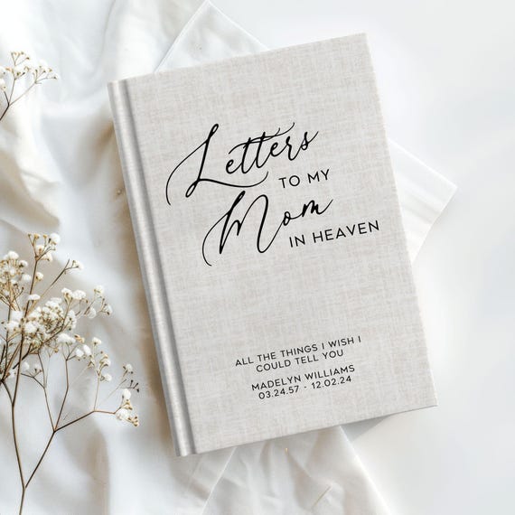 Personalized Mom Grief Journal for Grieving Daughter Mom Grief Gift Loss of Mother Sympathy Gift Mom Memorial Bereavement Gift Remembrance