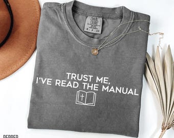 Funny Christian Shirt Comfort Colors Christian Tee Humorous Faith Tshirt Sarcastic Religious Shirt for Pastor Tee Bible Lover Gift Preacher