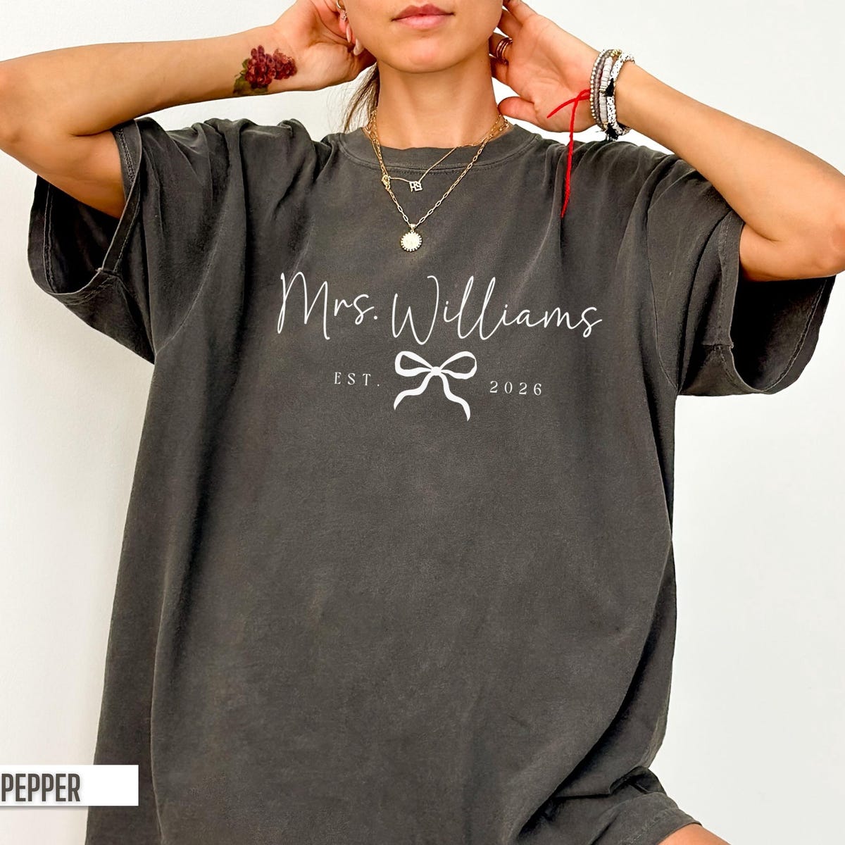 Custom Mrs Sweatshirt Comfort Colors Future Mrs Last Name Shirt Bride Personalized Gift for New Wife Tshirt Honeymoon Tee Engagement Gift - Etsy